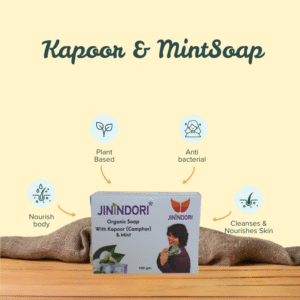 Jinindori Organic Soap with Kapoor & Mint
