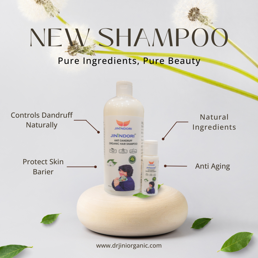 Jinindori Anti-Dandruff Organic Hair Shampoo with Kapoor