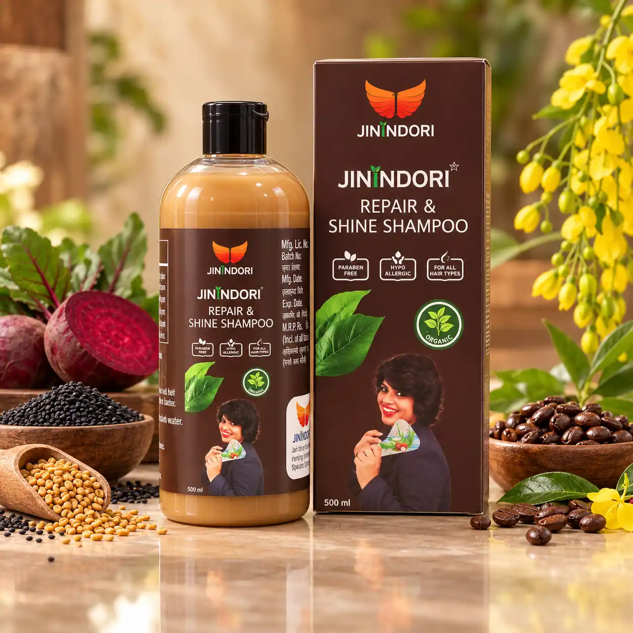 JININDORI Repair & Shine Shampoo – 500ml